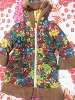 ブーフーウー  花柄ダウンコートのサムネイル