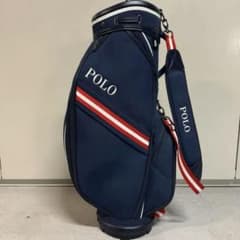 POLO ゴルフバッグ ネイビー ストライプのサムネイル