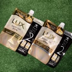 LUX スーパーリッチシャイン　ダメージリペア シャンプー　トリーメントセットのサムネイル