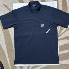 Munsingwear ハーフジップ ポロシャツ ネイビー Mのサムネイル
