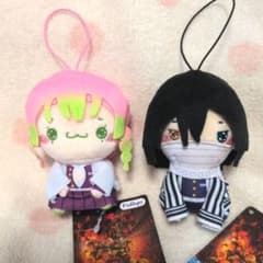 アニメ 「鬼滅の刃」 もちぴこマスコット② ぬいぐるみ 伊黒小芭内・甘露寺蜜璃