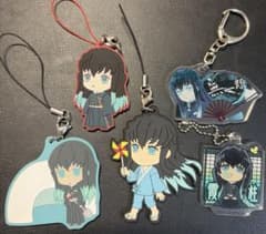 鬼滅の刃 時透無一郎 キーホルダー 5点セットのサムネイル