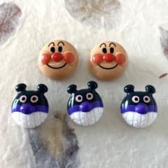 アンパンマン  バイキンマン　ボタンセットのサムネイル