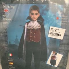 キッズハロウィン★ヴァンパイア 110~120cmのサムネイル