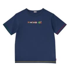 MIKI HOUSE（ミキハウス） 】ロゴTシャツ - ネイビー L - メルカリ