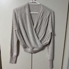 laubeblanc Pleats Cache-coeur Knit Tops - メルカリ