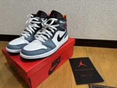 Jordan1 ジョーダン1 ミッドフィアレスファセッタムズ　27cmのサムネイル