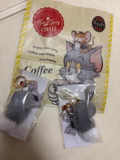 タリーズコーヒー トムとジェリー コラボ アクリルチャーム　2個のサムネイル