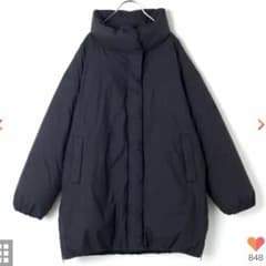 限定値下げ♡NANGA × LEE別注 洗えるミドル丈ダウン 黒 新品 福田真琴 