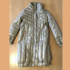 アンシャントマン ENCHANTEMENT ロングダウンコート サイズ38グレーのサムネイル