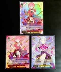 ヴァイスシュヴァルツ リゼロ ラムSSP ・エミリア とラムSR3★ m74387517568_1.jpg?1786253115