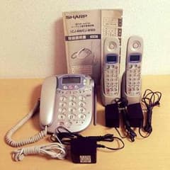 子機二台付き固定電話 難あり格安処分のサムネイル