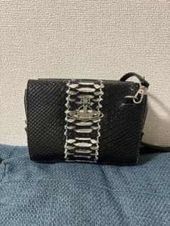 希少！Vivian Westwood クロコ型押し ショルダーバッグ ブラック 