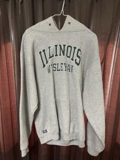 Illinois Wesleyan University グレーカレッジパーカーのサムネイル
