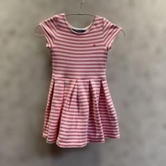 Polo Ralph Lauren キッズ ワンピース ボーダー ピンクのサムネイル