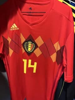 ベルギー代表　2018年W杯 ユニフォーム　ドリス・メルテンス　Ｌサイズのサムネイル
