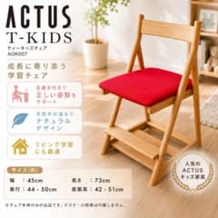ACTUS T-KIDS 飛騨高山 日進木工 ティーキッズチェア AOK007 - メルカリ