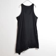 初期 CIVARIZE ダメージ加工 タンクトップ ロング 黒 46 アーカイブ