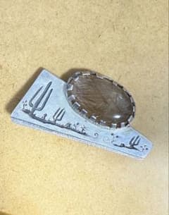 タイムセール❗️インディアンジュエリー　ルチルクオーツブローチ　刻印あり タイムセール❗️インディアンジュエリー ルチルクオーツブローチ 刻印