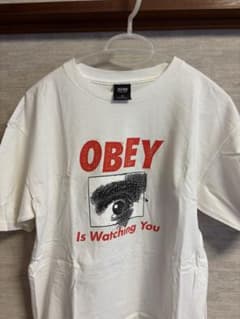 【新品未使用】OBEY 白　ロゴTシャツのサムネイル