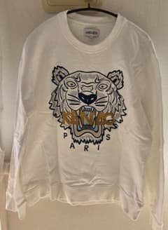 KENZO タイガー刺繍 スウェット ホワイト Mのサムネイル