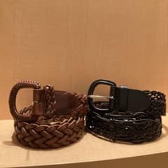 スキャパ　本革ベルト　メッシュ　編みのサムネイル