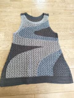 ハンドメイド ノースリーブ ベスト チュニックのサムネイル