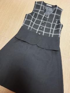 レディース事務服(上下)　秋冬　ベスト☆スカート9号のサムネイル