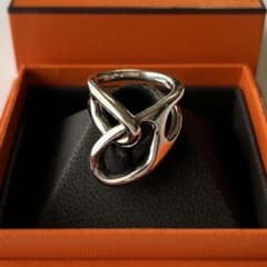 HERMES エルメス シェーヌダンクルパンク リング 50 - メルカリ