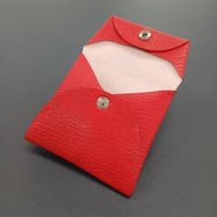 エルメス バスティア W刻印 レッド ピンク コインケース バイカラー
