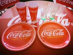 コカコーラ 食器セット＆ナプキンディスペンサーのサムネイル