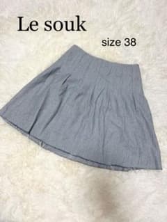 Le souk ル スーク スカート ショート 可愛い グレー プリーツのサムネイル