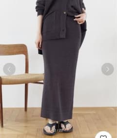 テープヤーンニットスカートのサムネイル