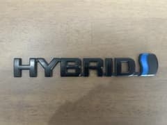 ハイブリッド　エンブレム　色(マットブラック)のサムネイル