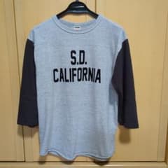 スタンダードカリフォルニアベースボールシャツSTANDARDCALIFORNIA 日本製！スタンダードカリフォルニア 七分袖ベースボールTシャツ 定価