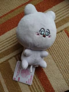 あさみみちゃん　しりもっちょぬいぐるみ　白　ダニー　ぬいぐるみ