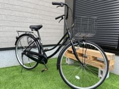 シティサイクル　自転車　ママチャリ　軽快車　シルバー　千葉市若葉区引取り限定 シティサイクル 自転車 ママチャリ 軽快車 黒/ブラック 千葉市若葉区引