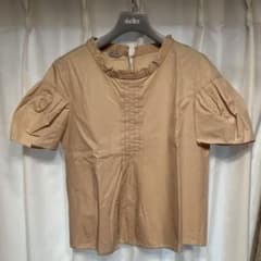miu miu ミュウミュウ ブラウス ピンクベージュ 半袖のサムネイル