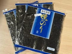 ☆限定値下げ中☆【一番摘み/きずのり】宮城県 奥松島産 焼海苔10枚入3袋のサムネイル