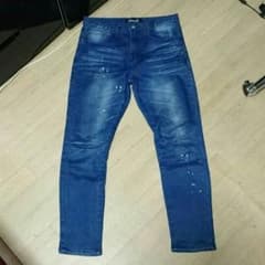 CAVARIA★ペンキ加工ストレッチデニムパンツ★のサムネイル