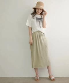 【美品】ROPÉ PICNIC プリーツアイラインスカートのサムネイル