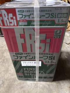 日本ペイント ファインルーフSi ブラックネス 15kgセット - メルカリ