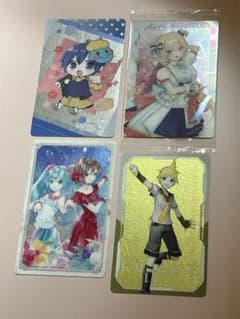 初音ミク プロセカ ウエハース カード 4枚セットのサムネイル