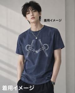 HERMES】 （値下げ不可）Tシャツ ネイビー ホースビット柄 - メルカリ