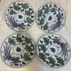 村上玄輝　15cm 鳳凰　お皿　4枚 村上玄輝 15cm 鳳凰 お皿 4枚 - メルカリ
