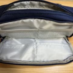 大容量 筆箱 ネイビー ペンケースのサムネイル