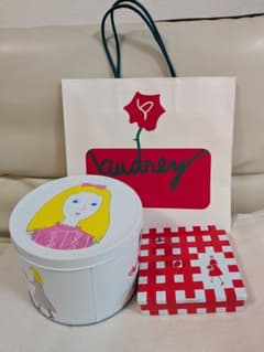 AUDREY 空き缶 2種セット ショップ袋付きのサムネイル