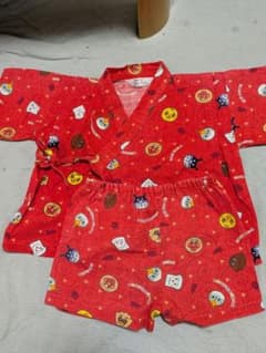 それいけ！アンパンマン 甚平 上下セット 90cmのサムネイル