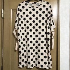 ZARA  ドットTシャツワンピースのサムネイル