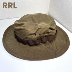 RRL ダブルアールエル バケットハット ベージュ L 新品RRL ダブルアールエル オイルクロス バケットハット サファリsize